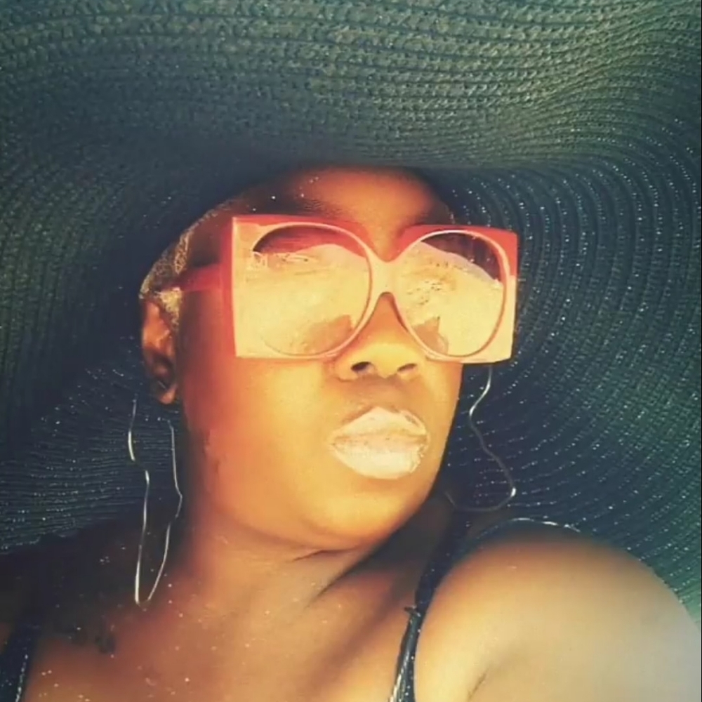 Black Oversized Floppy Hat